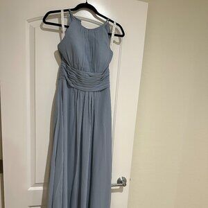 Elegant Blue Women's Dress